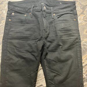 AE Men's Black Soft Twill Jeans 31/34